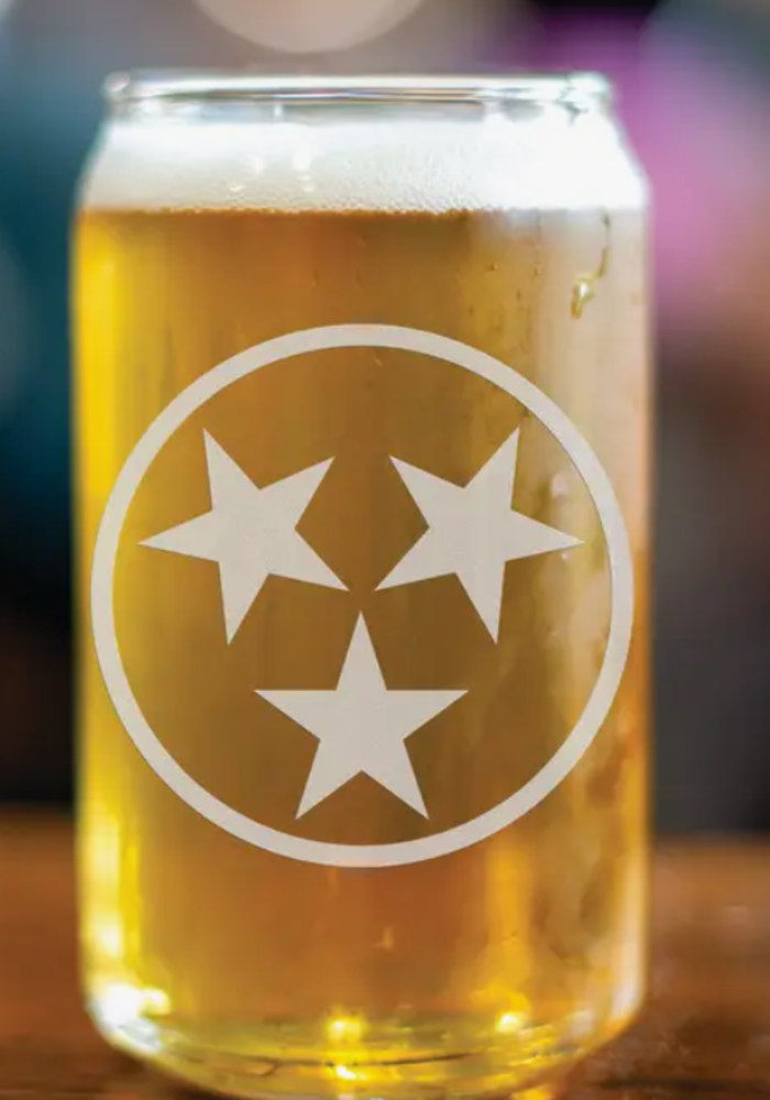 Tennesse Stars Beer Glass