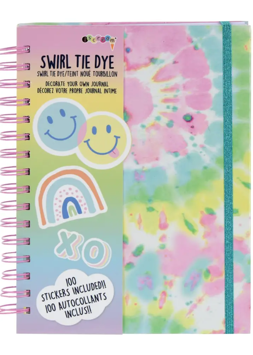 Tie Dye Journal + Stickers