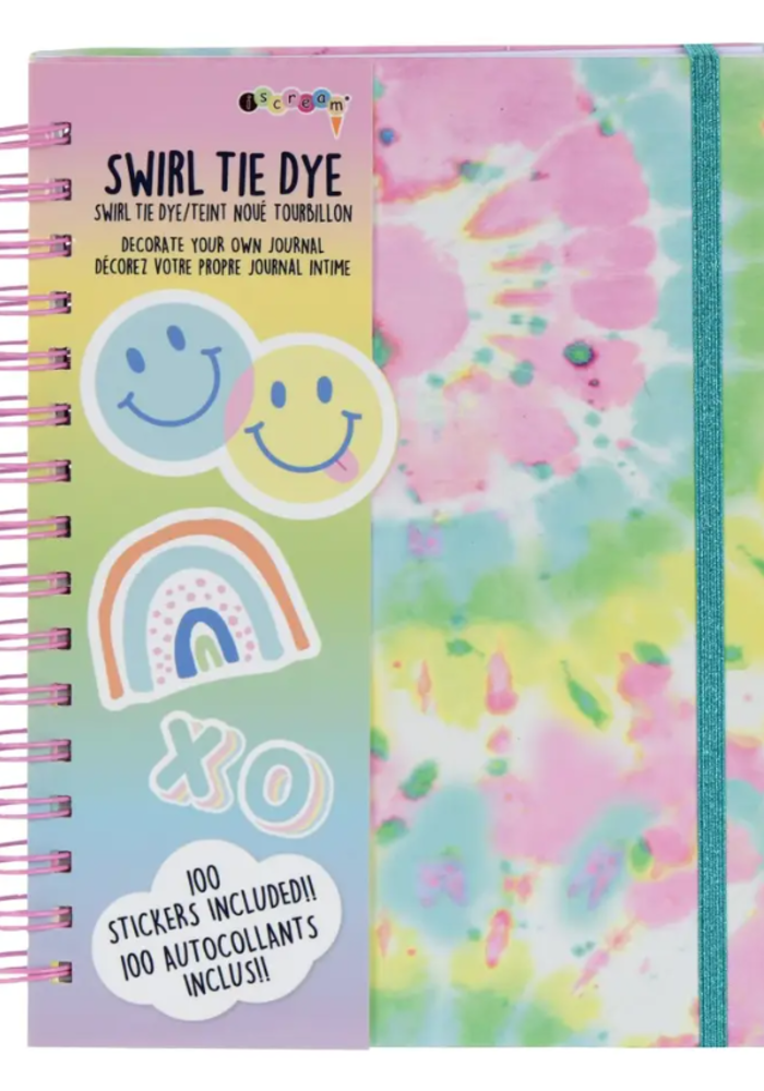 Tie Dye Journal + Stickers