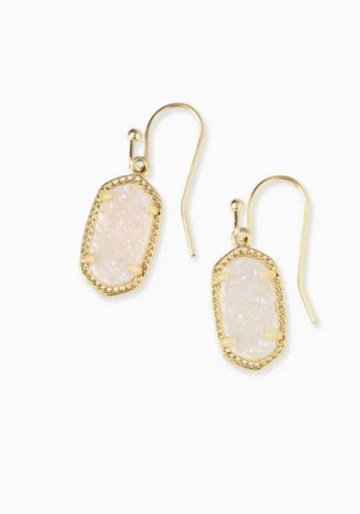 The Lee Drop Earrings in Iridescent Drusy
