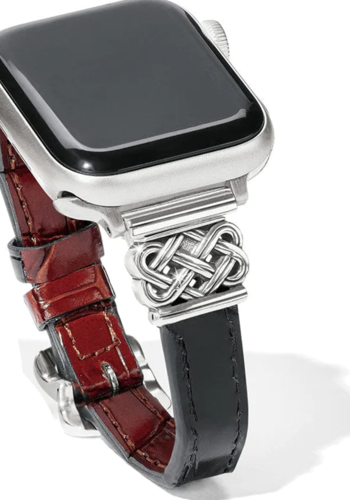 Interlok Leather Reversible Watch Band