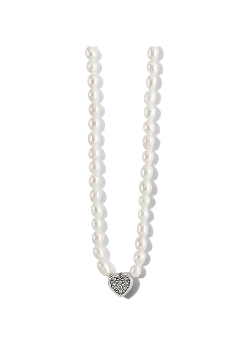 Brighton Meridian Zenith Heart Pearl Necklace