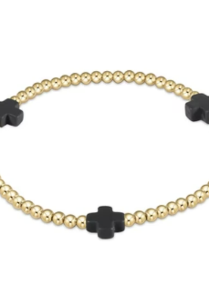 Love Links Bracelet in Black Gold Finish – Outhouse Jewellery