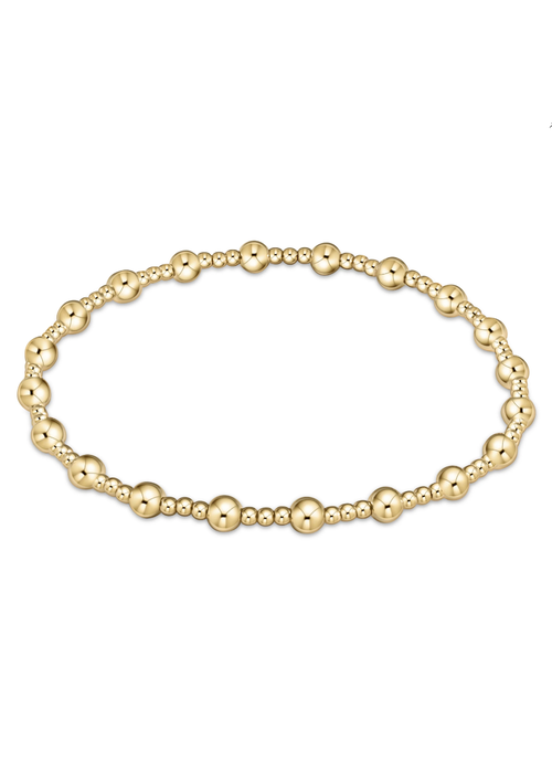 Enewton Enewton Extends Classic Sincerity Pattern Bead Bracelet Gold