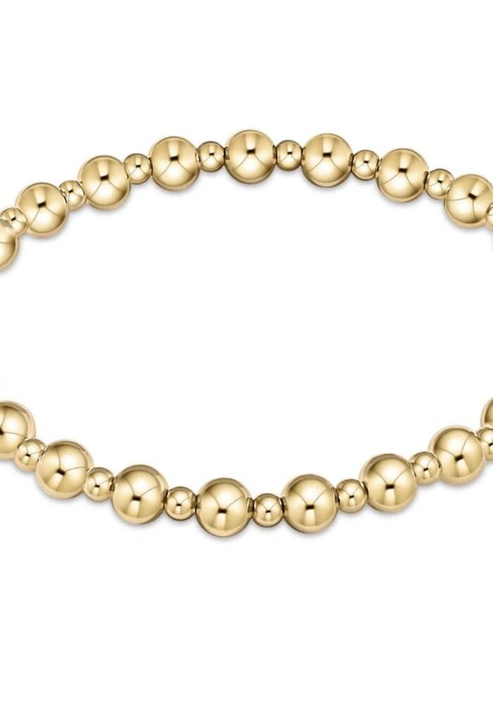 Enewton Extends Classic Gold Grateful Pattern Bracelet
