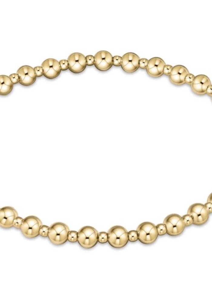 Enewton Extends Classic Gold Grateful Pattern Bracelet