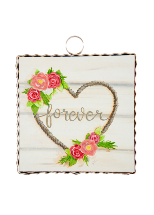 The Round Top Collection Mini Kross Forever Rope Heart