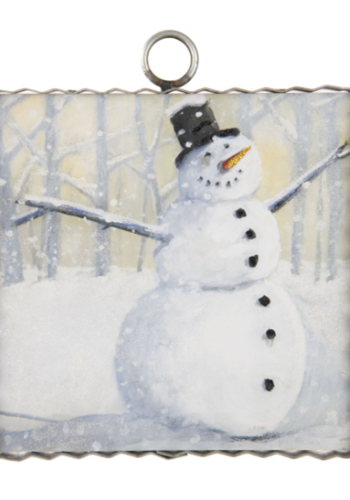Mini Gallery Snowy Snowman