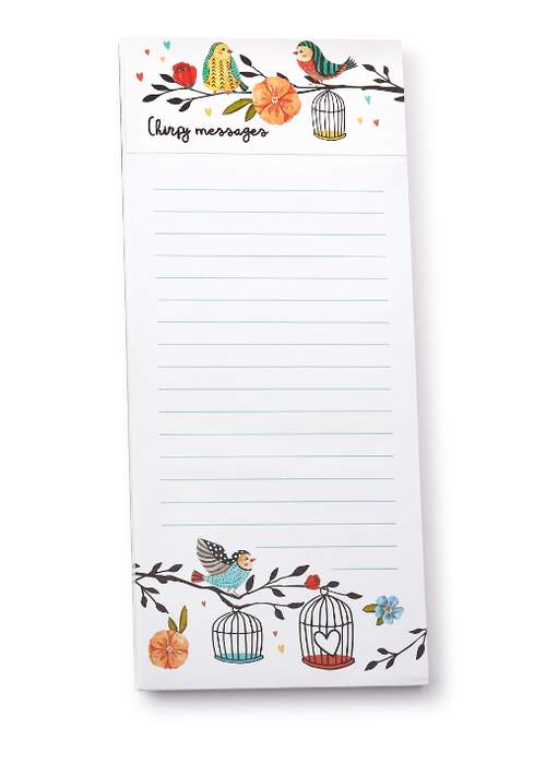 Chirpy Messages Magnetic Notepad