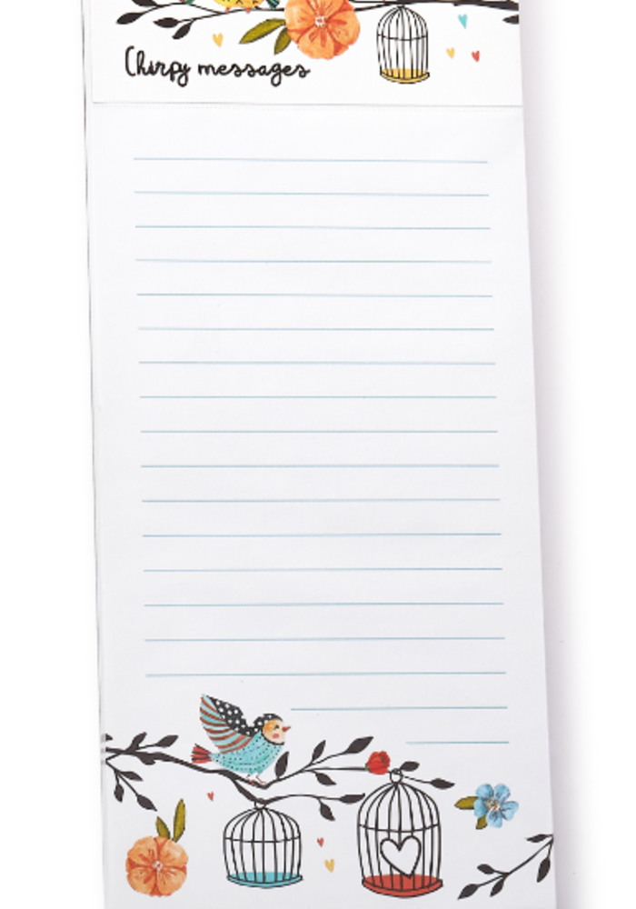 Chirpy Messages Magnetic Notepad