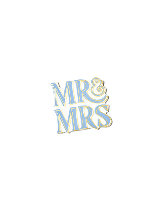 Happy Everything Blue Mr. and Mrs. Mini Attachment