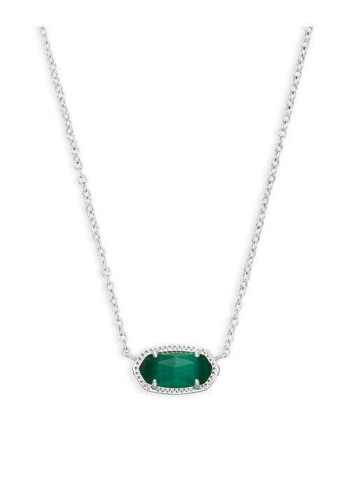 Kendra Scott The Elisa Pendant Necklace in Emerald Cat's Eye