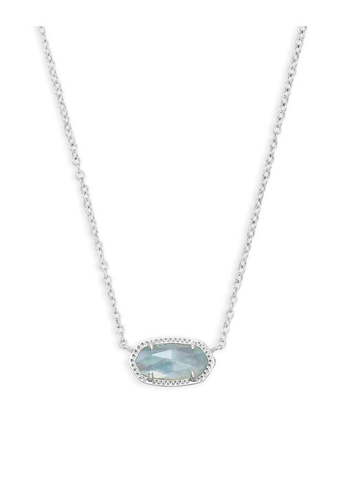 Kendra Scott The Elisa Pendant Necklace in Light Blue Illusion