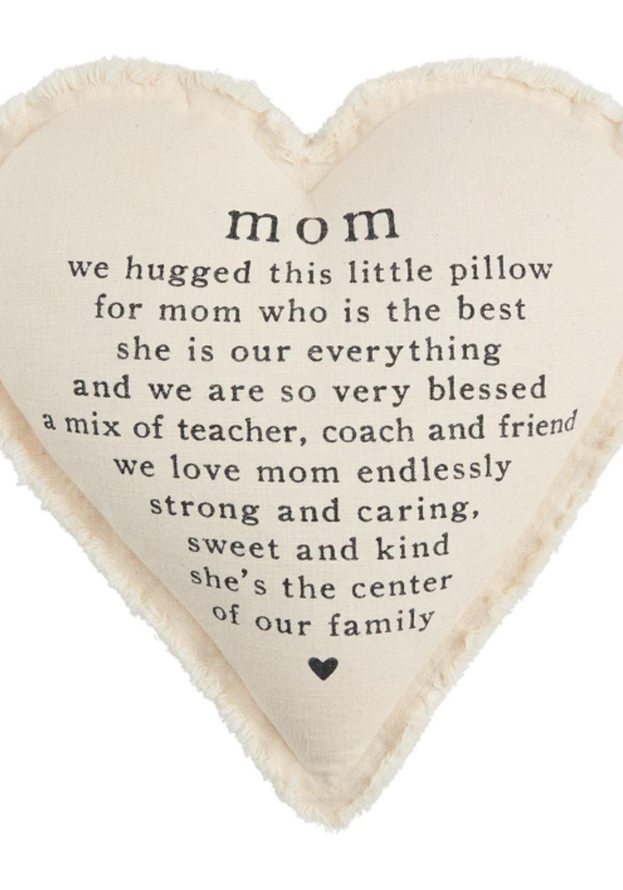 Mom Heart Pillow