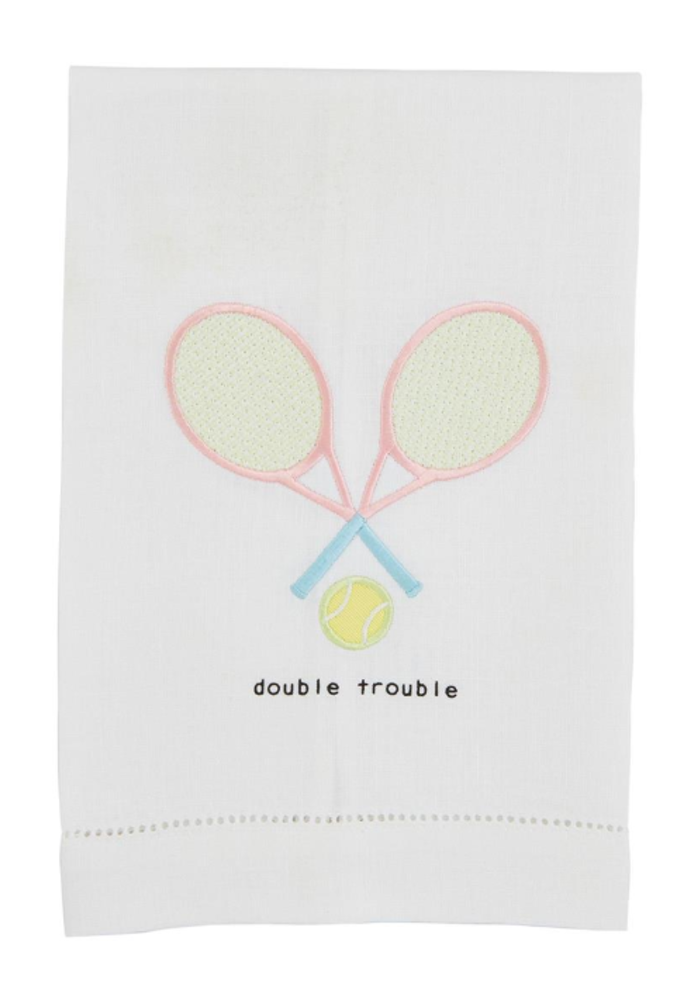 Double Trouble Tennis Tea Towel