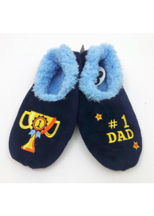 #1 Dad Snoozies Slippers