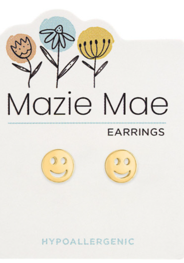 Mazie Mae Smiley Face Earrings