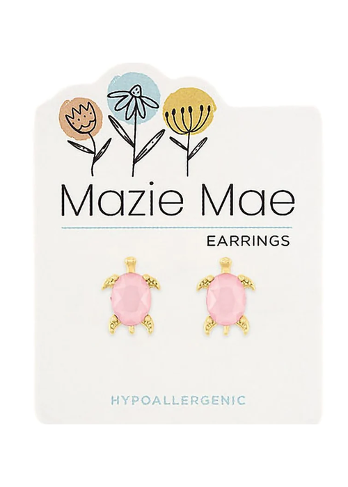 Mazie Mae Rosewater Turtle Earrings