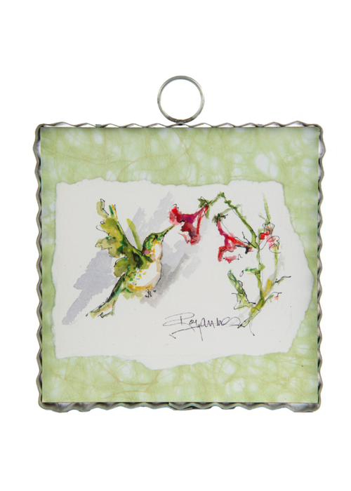The Round Top Collection Mini Rozie's Hummingbird Watercolor