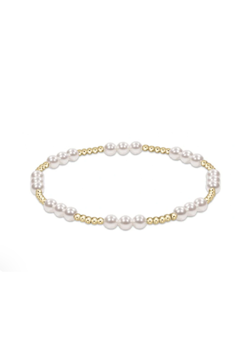 Enewton Classic Joy Pattern 4mm Bead Bracelet Pearl