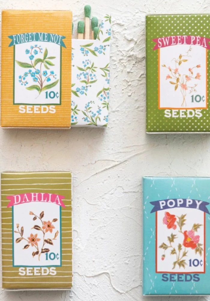 Flower Seed Safety Matches