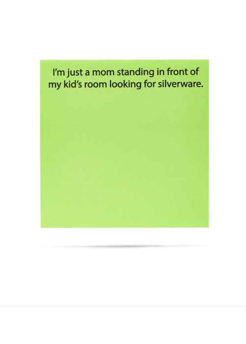 Silverware Post It Notes