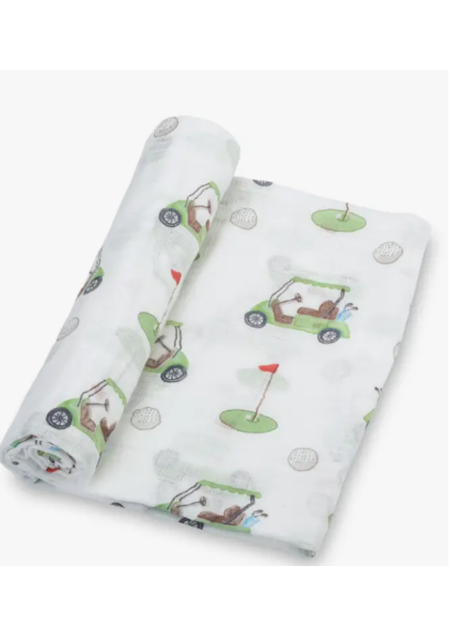 Golf A Round Baby Swaddle Blanket