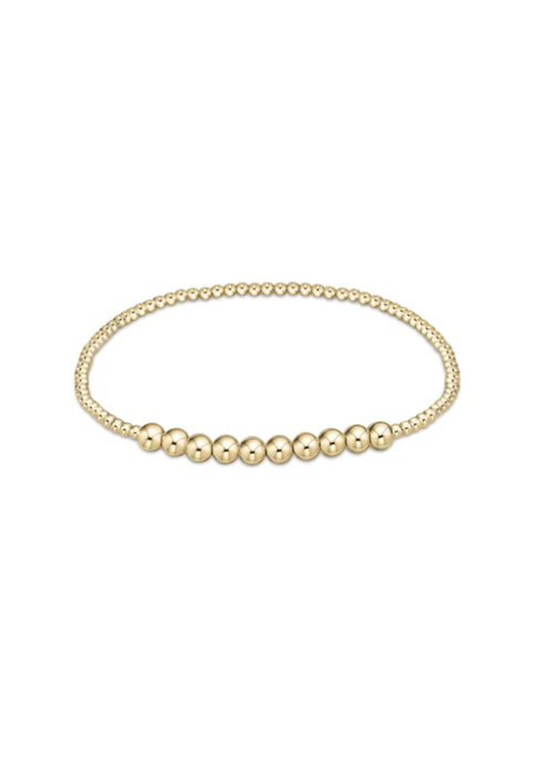 Enewton Classic Gold Beaded Bliss 2mm Bead Bracelet 4mm Gold