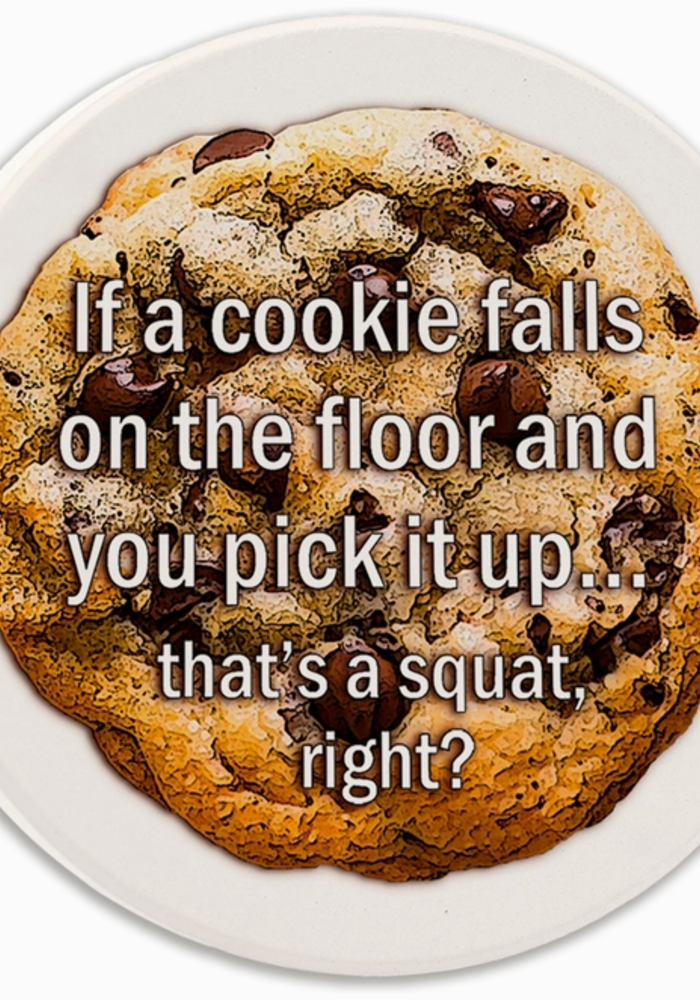 If A Cookie Falls Car Coaster