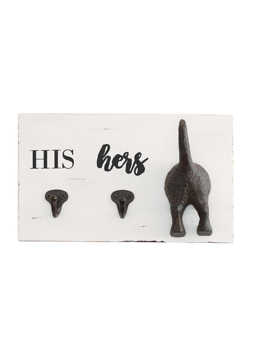His Hers + Pup Wall Hooks