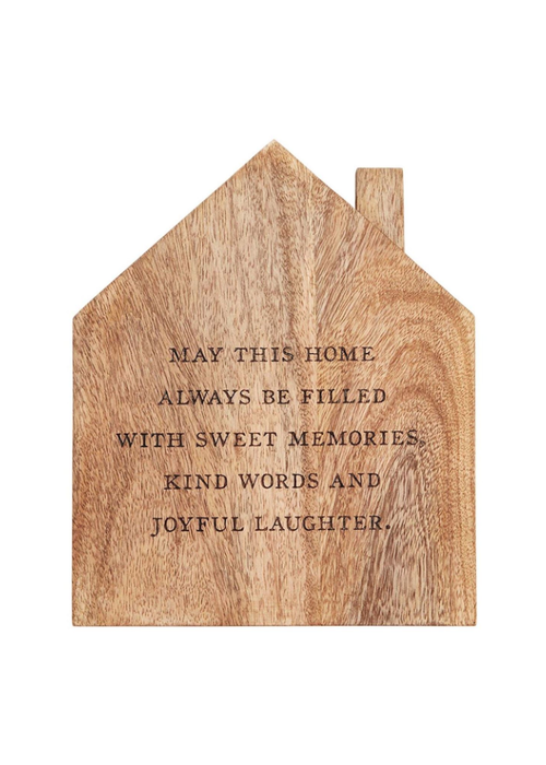 House Wood Trivet