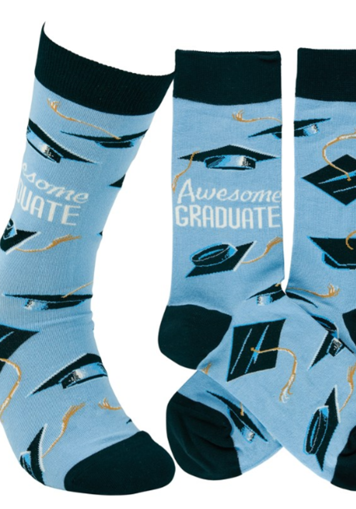 Awesome Graduate Socks