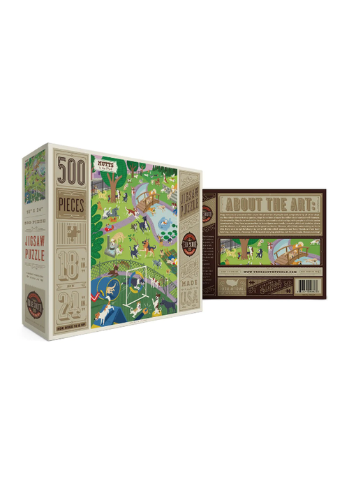 True South Puzzle Company Mutts in the Park 500 Piece Puzzle