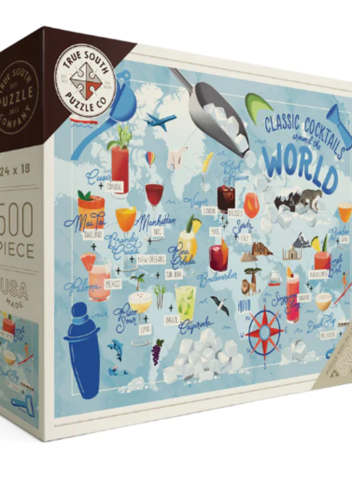 Cocktails of the World 500 Piece Puzzle