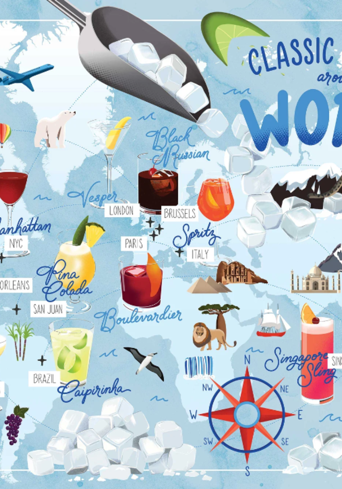 Cocktails of the World 500 Piece Puzzle
