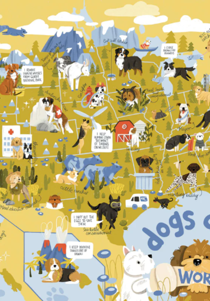 Dogs at Work 500 Piece Puzzle