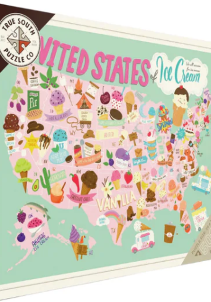 United States of Ice Cream 500 Piece Puzzle