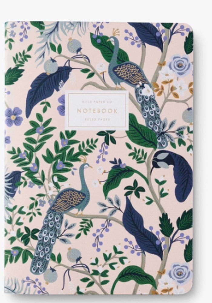 Peacock Notebooks Set of 3