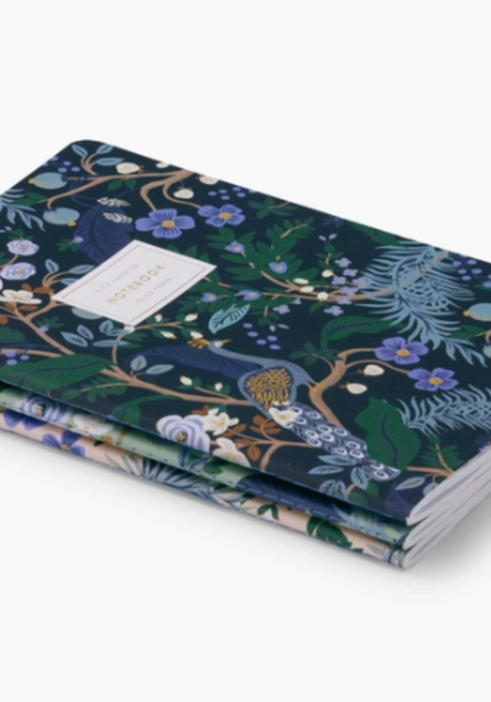 Peacock Notebooks Set of 3