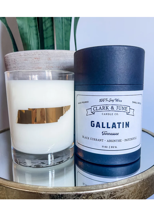 Clark & June Candle Co. Gallatin Candle | Black Currant - Absinthe - Patchouli