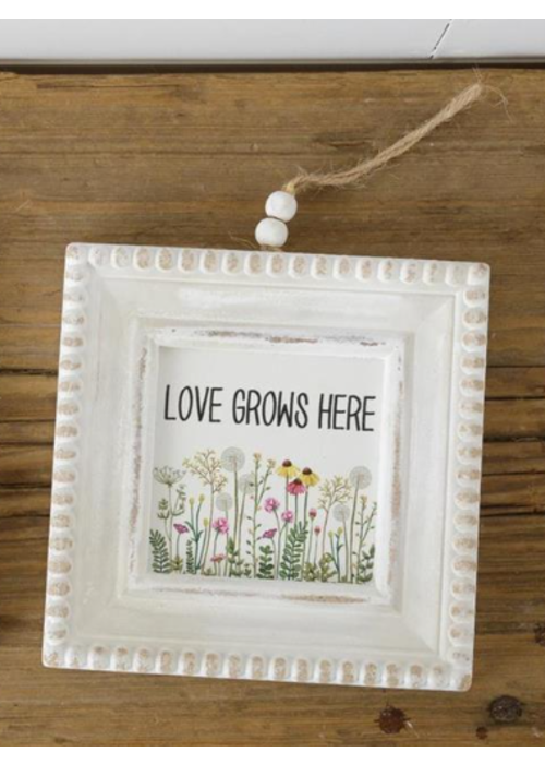 Love Grows Here Mini Frame Print