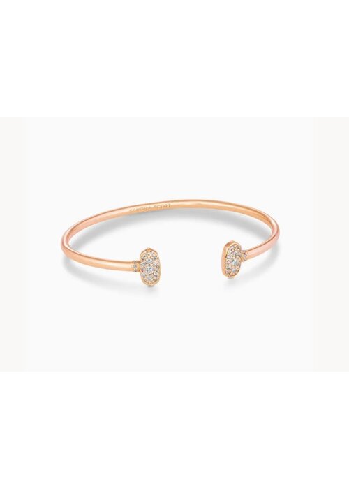 Kendra Scott The Grayson Cuff Bracelet in White Crystal