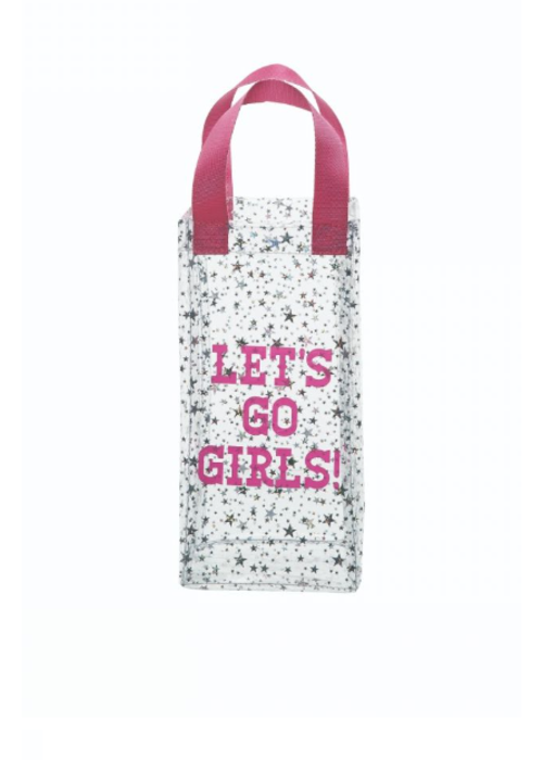 Let’s Go Girls Star Clear Wine Bag