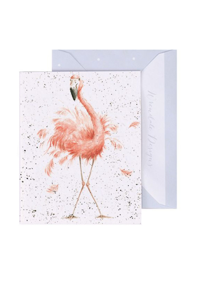 Pretty in Pink Flamingo Gift Enclosure Card