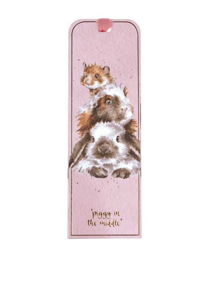 Piggy in the Middle Bookmark
