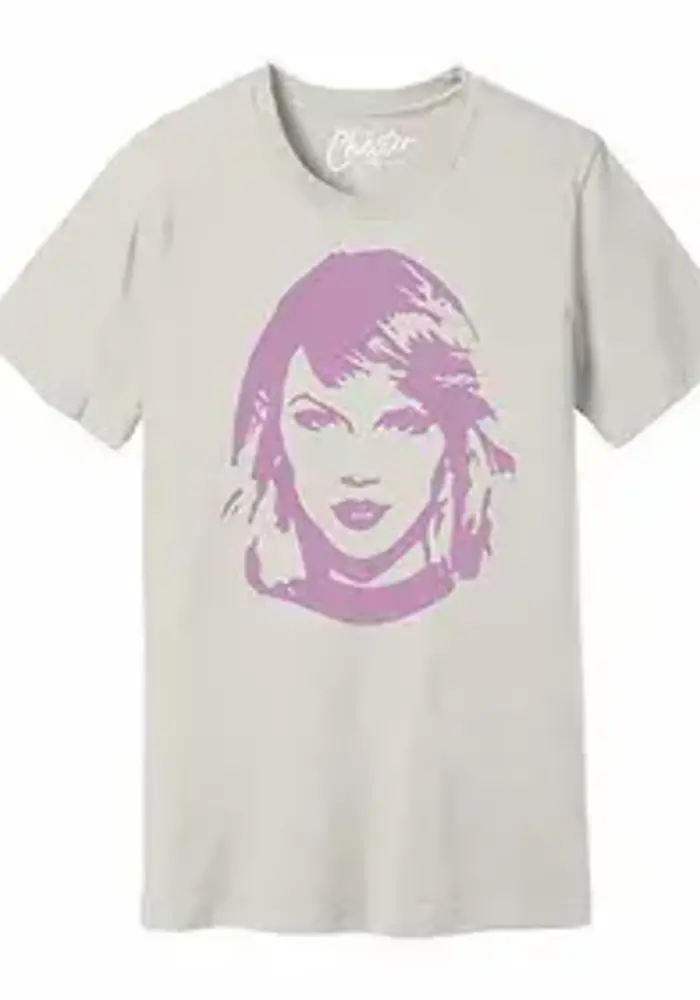The Taylor Vintage Tee | White + Lilac