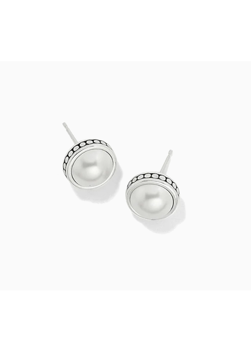 Brighton Pebble Dot Pearl Post Earrings