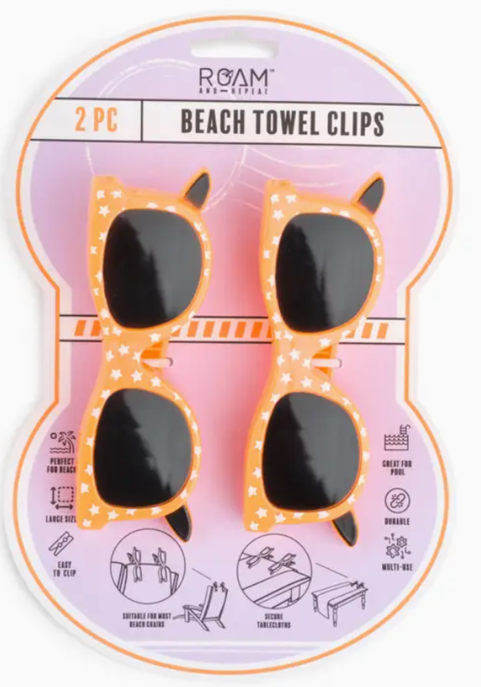 Sunglass Towel Clips Set of 2