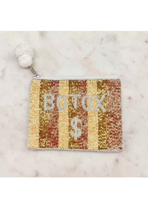 Botox $ Beaded Pouch
