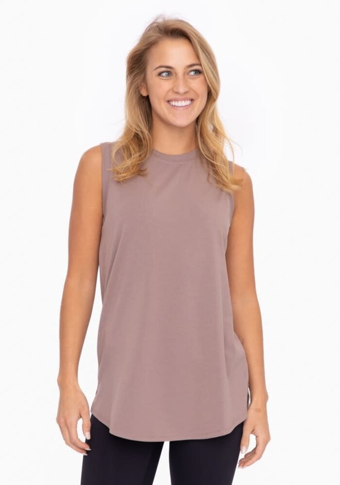 The Nora Notched Flowy Tank